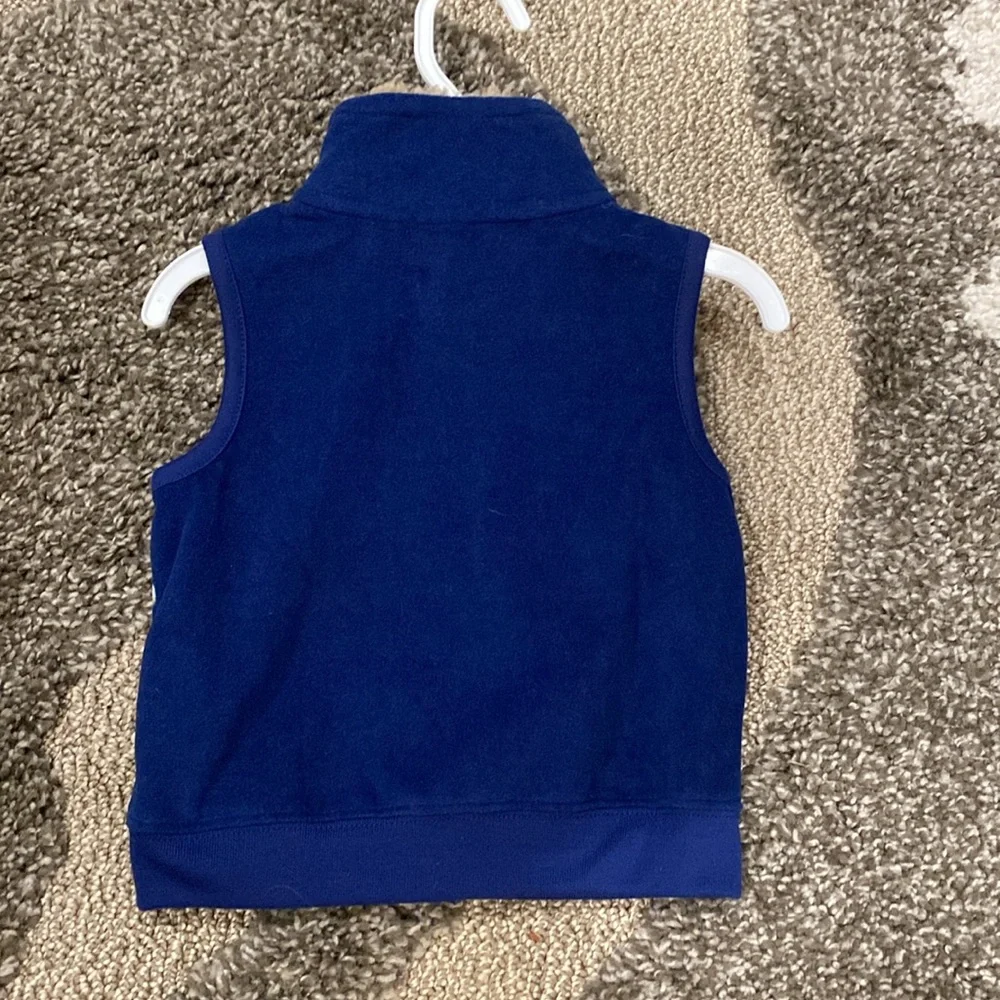 Carters Baby Boy Full Zip Fleece Layering Utility Vest 18 Months